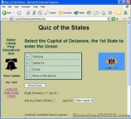 Quiz of the States Online screenshot